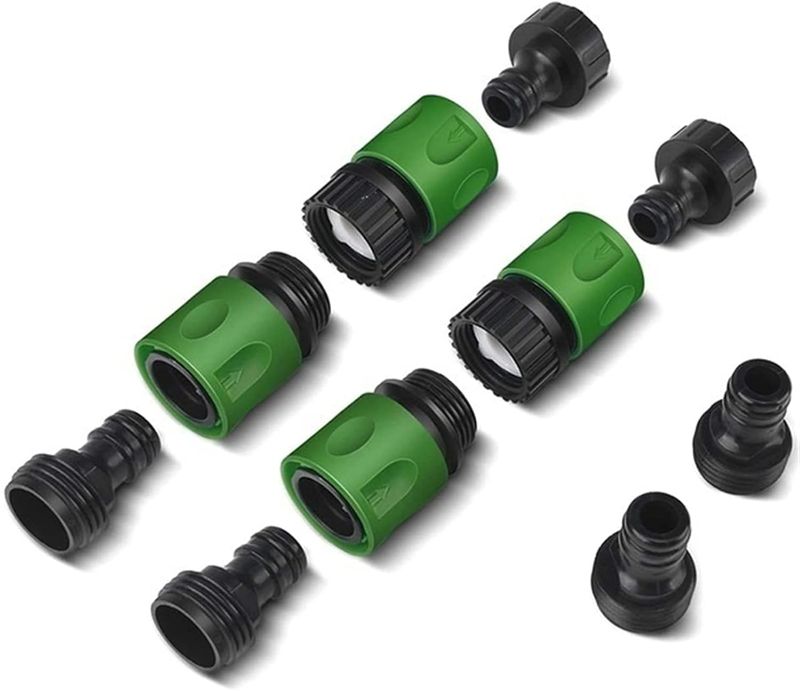 Photo 1 of  Garden Quick Connect Release Water Hose Fittings Plastic Connectors 3/4 Inch