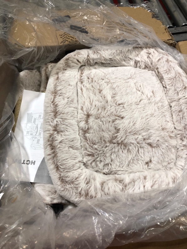 Photo 1 of Heybly Cat Tree 50 inches Cat Tower for Indoor Cats Multi-Level Cat Furniture Condo with Feeding Bowl and Scratching Board Muchroom HCT010MU 17.72” L x 15.75” W x 49.61”H Muchroom