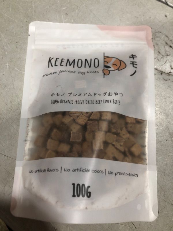 Photo 1 of 100% ORGANIC FREEZE DRIED BEEF LIVER BITES FOR DOGS-JAPANESE DOG TREATS -EXP 5/5/2024