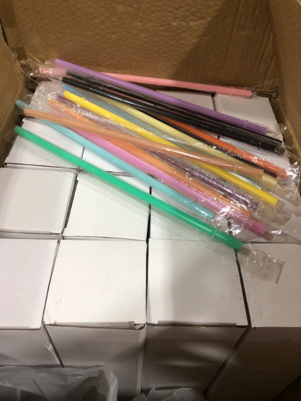Photo 1 of 16 Pieces Skinny Tumblers Set 16 oz Matte Tumbler Skinny Acrylic Tumbler with Lid and Straw Double Wall Matte Plastic Tumbler Cups Vinyl Cups for Office School DIY (Bright Color)
