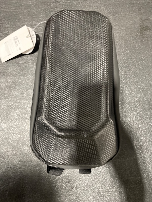 Photo 1 of Scooter Storage Bag, Large Capacity Electric Scooter Handlebar Bag, EVA Hard Shell Waterproof Front Hanging Bag, Electric Bicycle Handlebar Bag