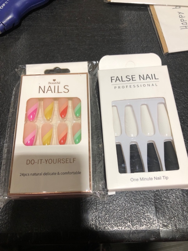 Photo 1 of 2 PACK PRESS ON NAILS