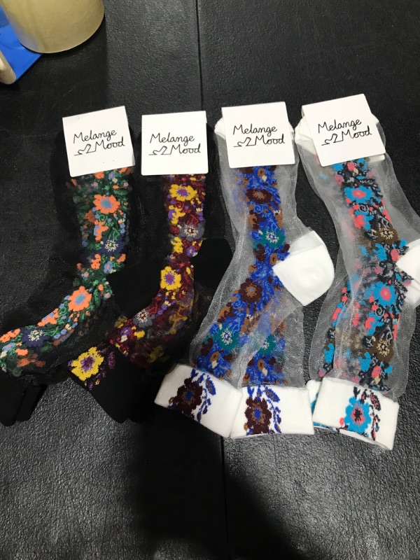 Photo 1 of 4 PAIRS OF SOCKS