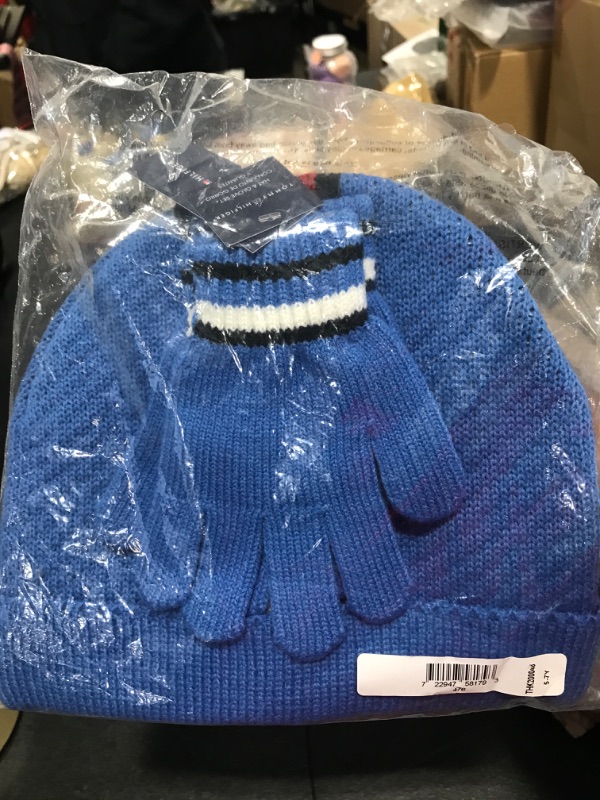 Photo 1 of 5-7 Y Tommy Hilfiger boys Beanie & Magic Glove Accessories Set