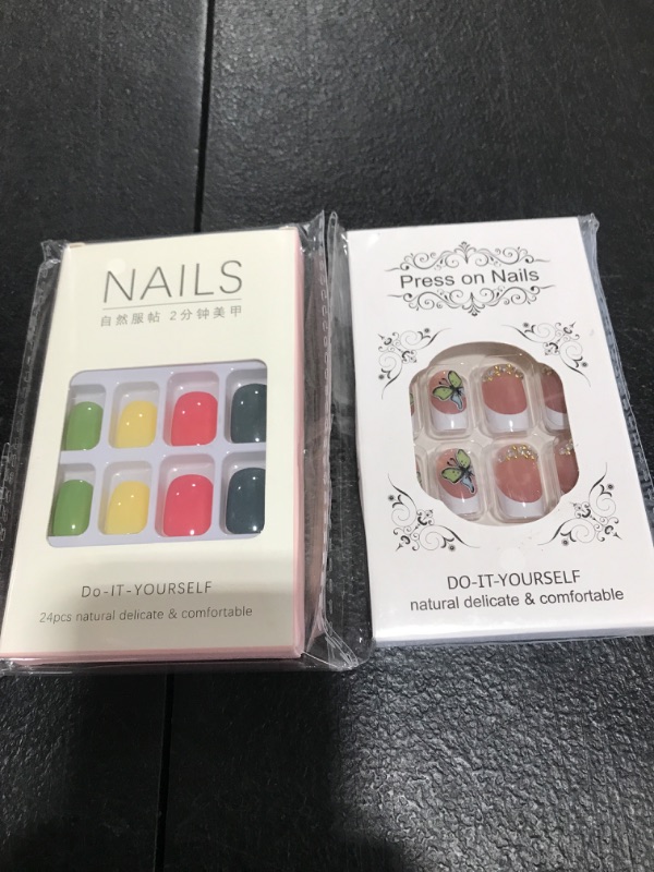 Photo 1 of 2 PACK PRESS ON NAILS

