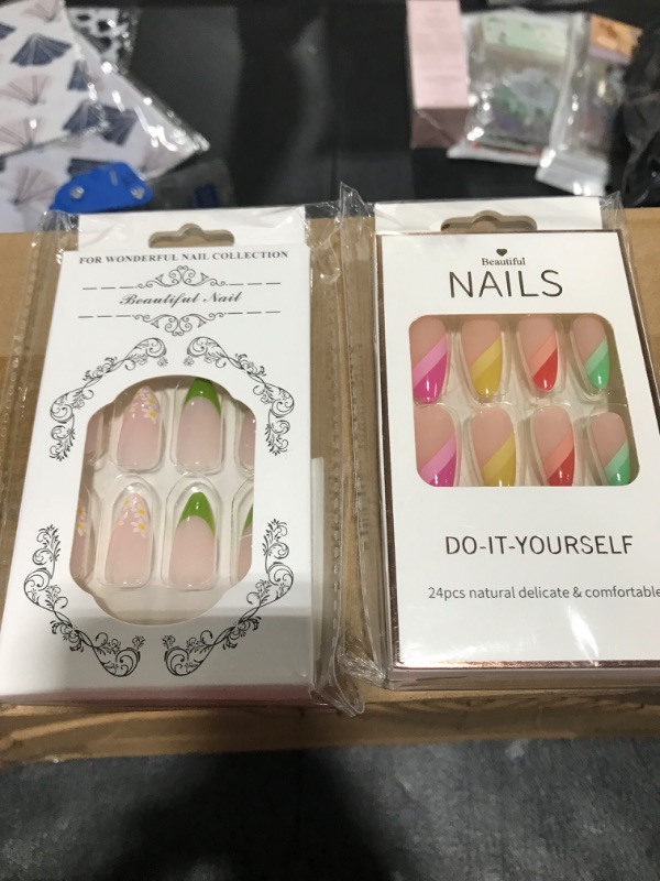 Photo 1 of 2 PACK PRESS ON NAILS
