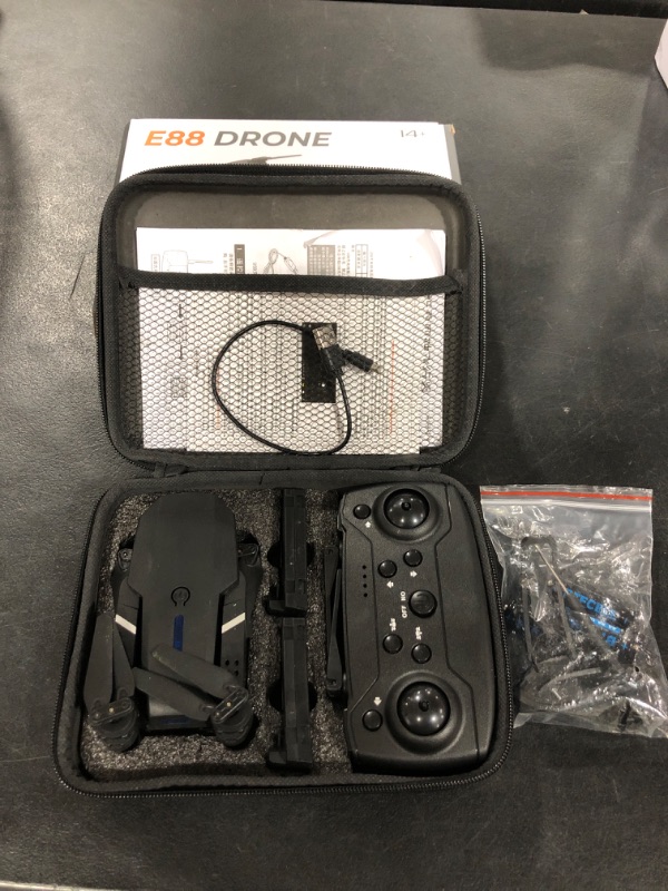 Photo 2 of Drone with 1080P Camera-Newest 2K UAV:2 Batteries,One Key Take Off/Land,Altitude Hold,Automatic Avoidance Obstacles,360° Flip-Carrying Case (1080P High Definition Camera)