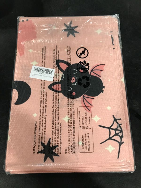 Photo 1 of Artoid Mode Pink Ghost Spider Web Moon Bat Spooky Halloween Table Runner, Birthday Baby Shower Kitchen Dining Table Decoration for Outdoor Home Party 13x108 Inch 