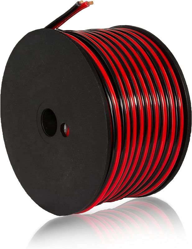 Photo 1 of GS Power 16 AWG Pure Copper Wire - 100ft for Automotive & Home Theater, Red/Black 