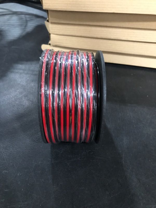 Photo 2 of GS Power 16 AWG Pure Copper Wire - 100ft for Automotive & Home Theater, Red/Black 