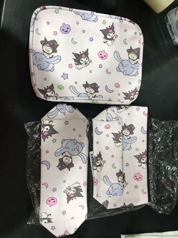 Photo 1 of 3 Set Makeup Travel Case, Waterproof Organizer Bag Pink