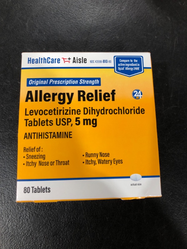 Photo 2 of HealthCareAisle Allergy Relief Levocetirizine Dihydrochloride Tablets