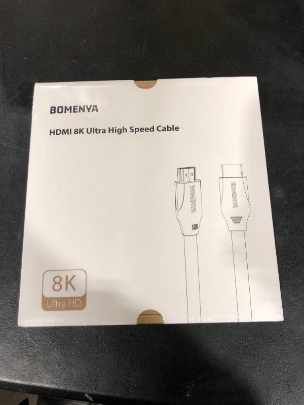 Photo 2 of BOMENYA 8K Fiber Optic HDMI Cable 98FT/30M, Ultra High Speed 48Gbps Active HDMI 2.1 Cable Supports 8K@60Hz, 4K@120Hz Dynamic HDR, eARC, Dolby Atmos, for HDTV Monitor RTX 3090 Xbox Series X PS5 ect
