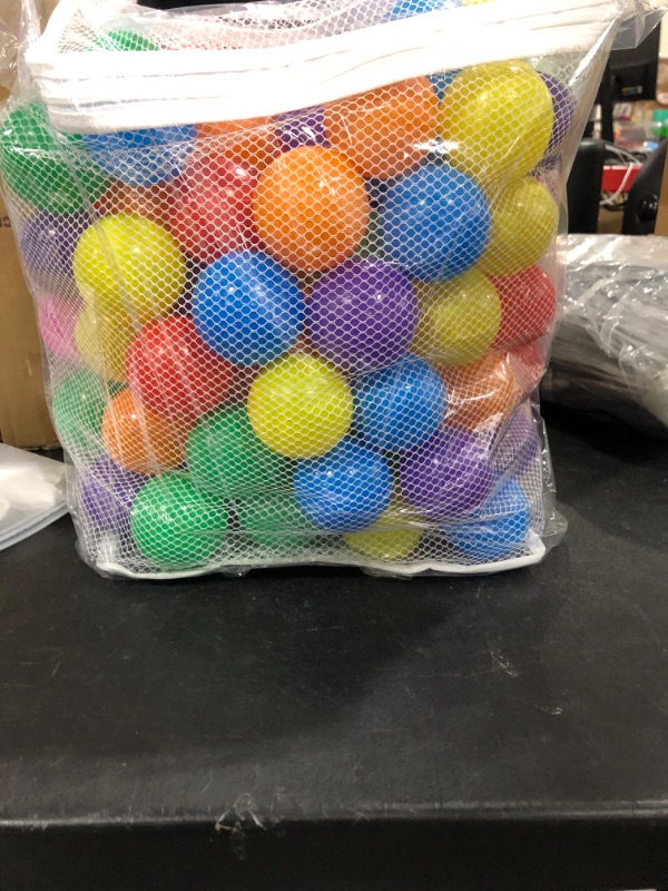 Photo 1 of Bag of Play Pin Balls. Amount unknown. 