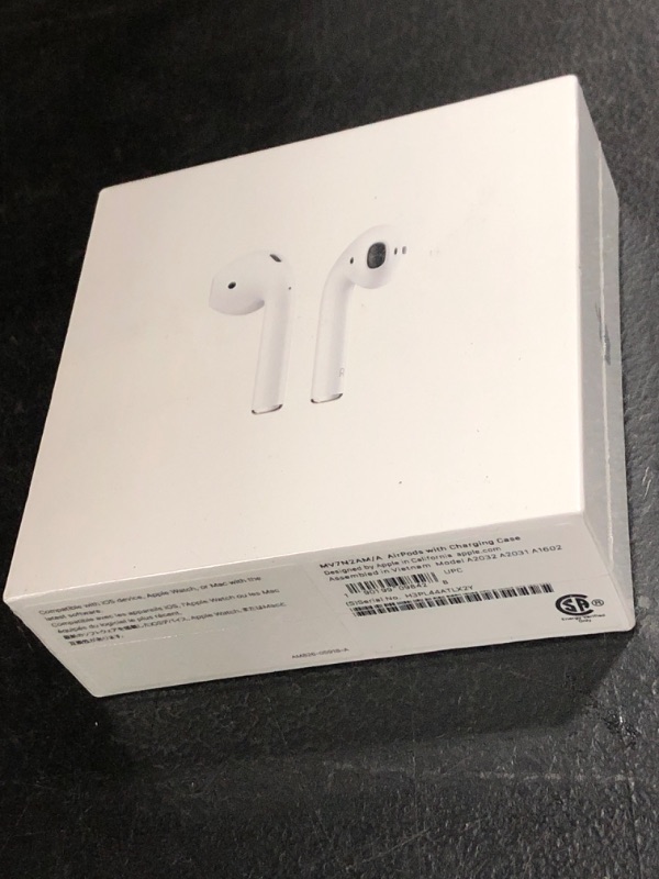 Photo 6 of AirPods with Charging Case and Cable
FACTORY SEALED PRIOR TO PROCESSING


