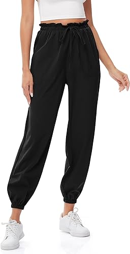 Photo 1 of ClearFlower Women's Hiking Cargo Joggers Pants High Waist Drawstring Duick Dry for Outdoor Lightweight Trousers with Pockets
SIZE 2X LARGE