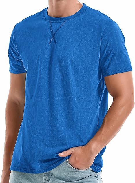 Photo 1 of **RUNS SMALL** KLIEGOU Men's T-Shirts - Premium Cotton Crew Neck Tees XL