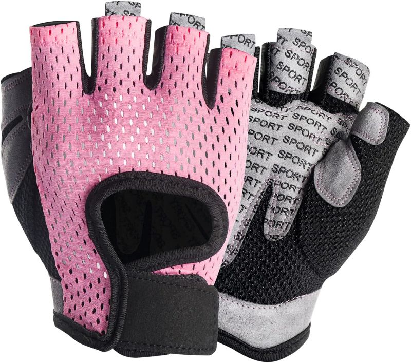 Photo 1 of 
Workout Gloves,Weight Lifting Fingerless Gym Exercise Gloves,Men's and Women's Anti-calluses Must-Have Fitness Gloves, Lightweight and Breathabl