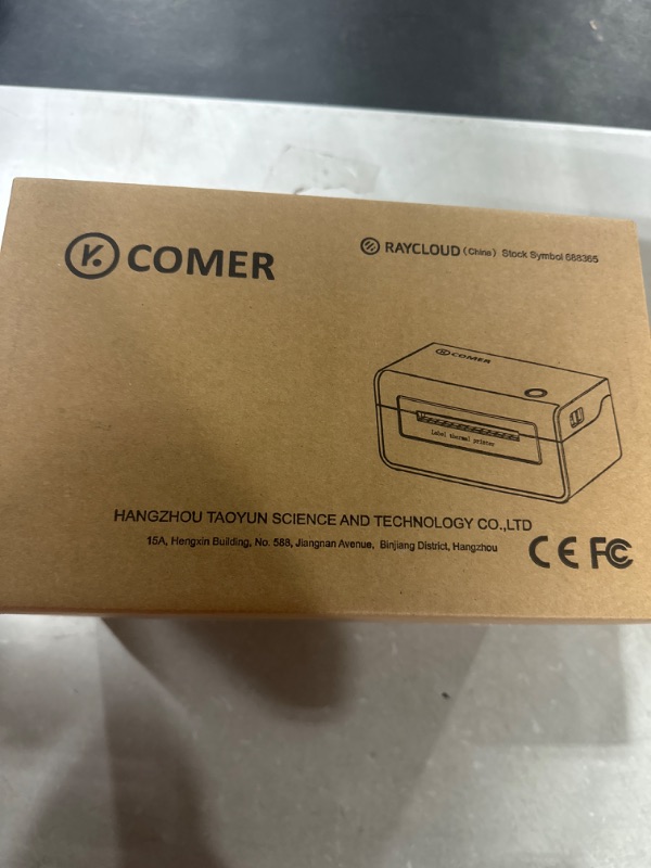 Photo 2 of K Comer Shipping Label Printer 150mm/s High-Speed 4x6 Direct Thermal Label Printing for Shipment Package 1-Click Setup on Windows/Mac,Label Maker Compatible with Amazon, Ebay, Shopify, FedEx,USPS,Etsy BASIC VERSION