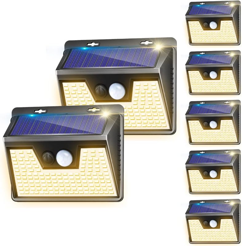 Photo 1 of 
Solar Lights Outdoor 7 Pack, 140LED/3 Modes Motion