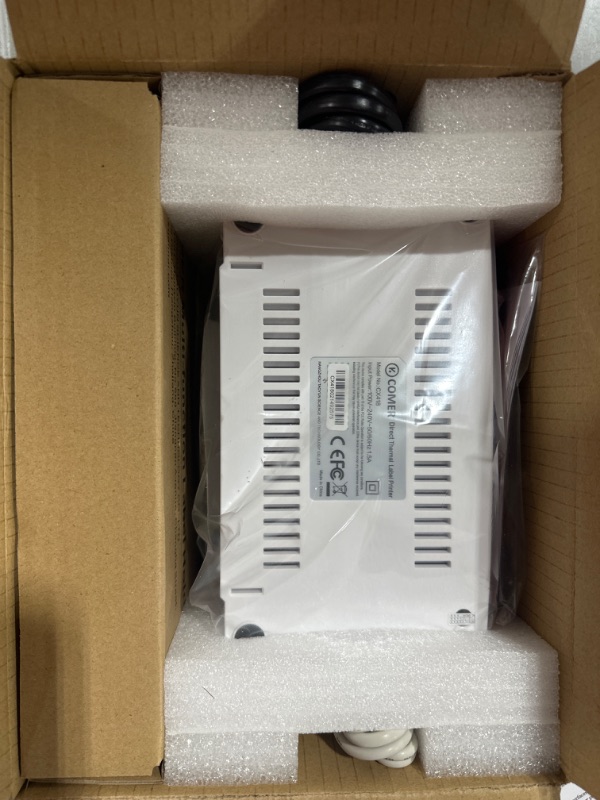 Photo 2 of K Comer Shipping Label Printer 150mm/s High-Speed 4x6 Direct Thermal Label Printing for Shipment Package 1-Click Setup on Windows/Mac,Label Maker Compatible with Amazon, Ebay, Shopify, FedEx,USPS,Etsy BASIC VERSION