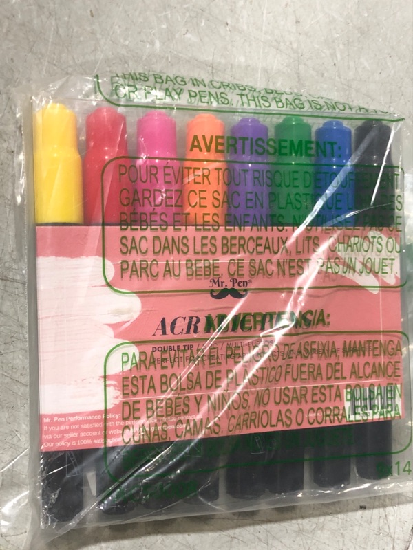 Photo 2 of Mr. Pen- Acrylic Paint Marker Pens, 8 Colors, Acrylic Paint Pens for Rocks Painting, Glass, Wood, Ceramic, Fabric, Canvas, Mugs, Scrapbooking, Rock Painting Pens, Rock Art, Glass Painting Supplies

STOCK IMAGE FOR COMPARISON PURPOSES ONLY
STYLES MAY VARY
