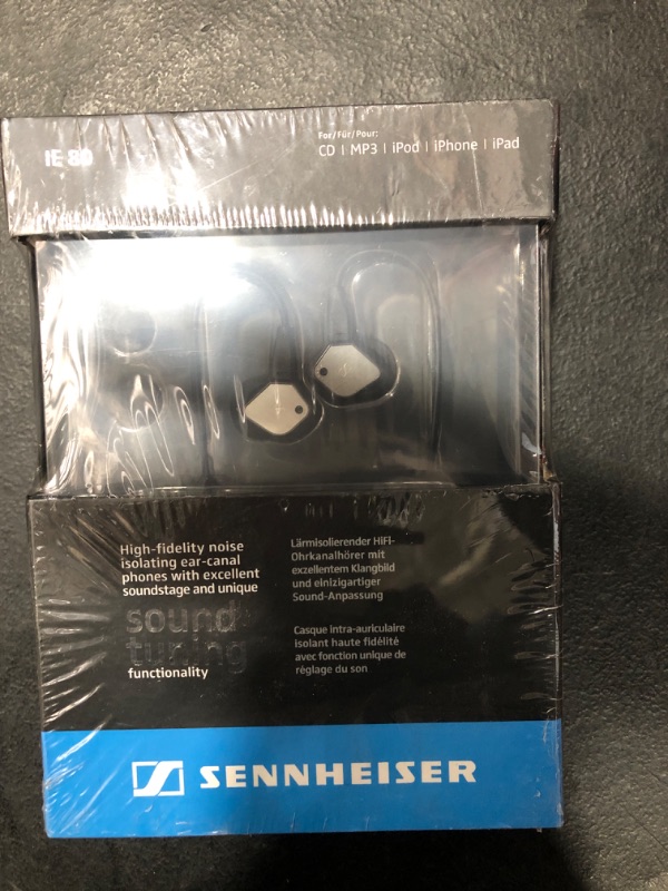 Photo 1 of IE 80 Clip-On Headphones--NEW, FACTORY SEALED