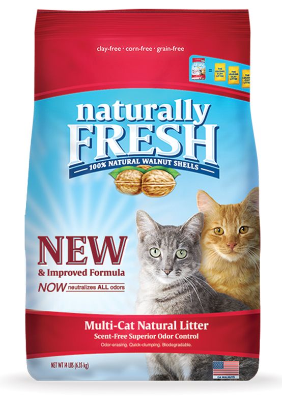 Photo 1 of  Naturally Fresh Multi-Cat Quick Clumping Cat Litter 26-lb 