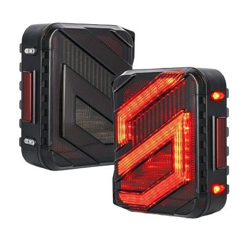 Photo 1 of Xprite TL-JK-G11-SMK Savage Series Jeep Wrangler JK Tail Lights Smoke 