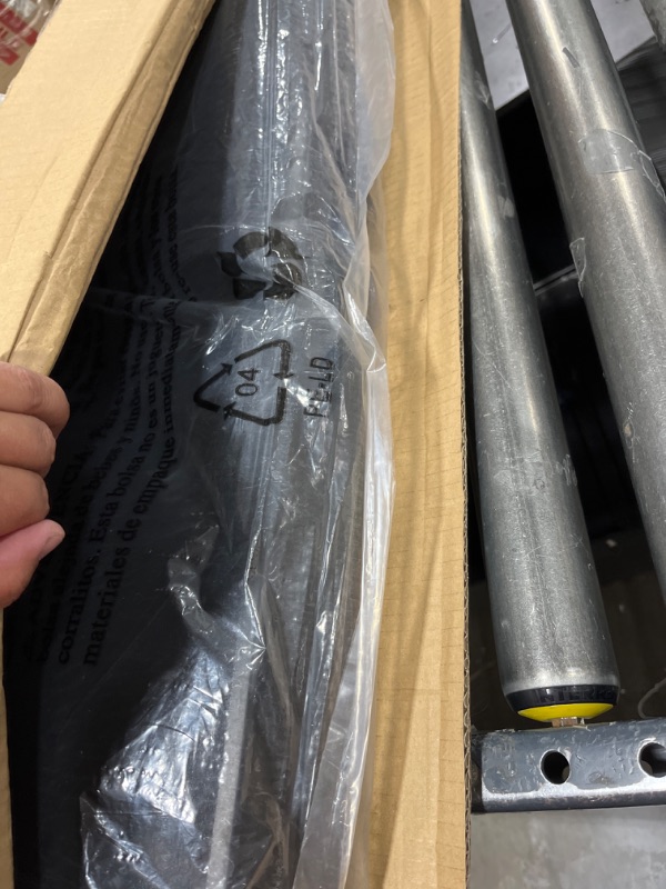 Photo 1 of COSCO Deluxe 6 foot x 30 inch Fold-in-Half Blow Molded Folding Table, Black Black 6 Foot