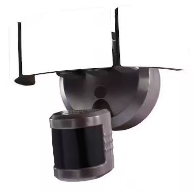 Photo 1 of 2450 Lumen 270-Degree Integrated LED Motion Activated Bronze Security Flood Light