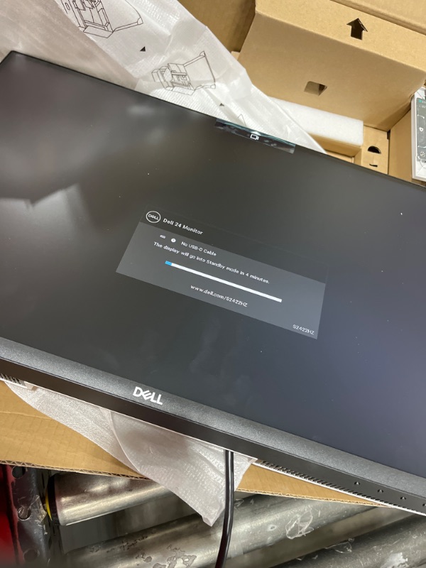 Photo 2 of Dell S2422HZ 24-inch FHD 1920 x 1080 75Hz Video Conferencing Monitor, Pop-up Camera, Noise-Cancelling Dual Microphones, Dual 5W Speakers, USB-C connectivity, 16.7 Million Colors - Silver 24 Inches S2422HZ