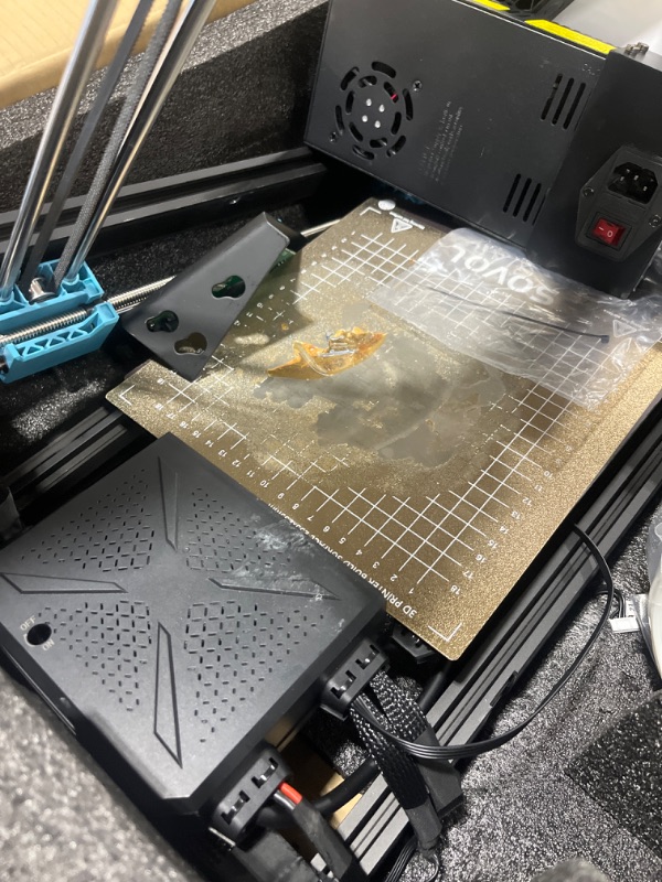 Photo 1 of Sovol SV06 3D Printer with All Metal Hotend Planetary Dual Gear Direct Drive Extruder 25-Point Auto Leveling PEI Build Plate 32 Bit Silent Board Printing Size 8.66x8.66x9.84 inch
