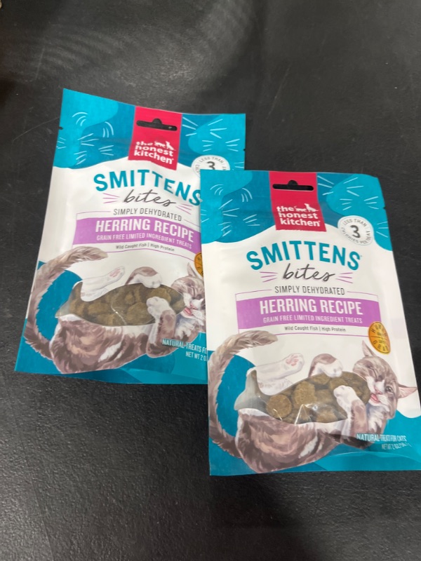 Photo 1 of 2 PACK - The Honest Kitchen Smittens Bites Herring Recipe - 2 oz Bag - EXP 10-29-23 