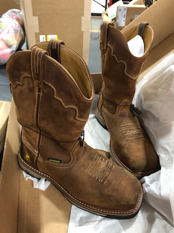 Photo 2 of Dan Post Blayde Steel Toe Waterproof Tan Men's Boots 11.5