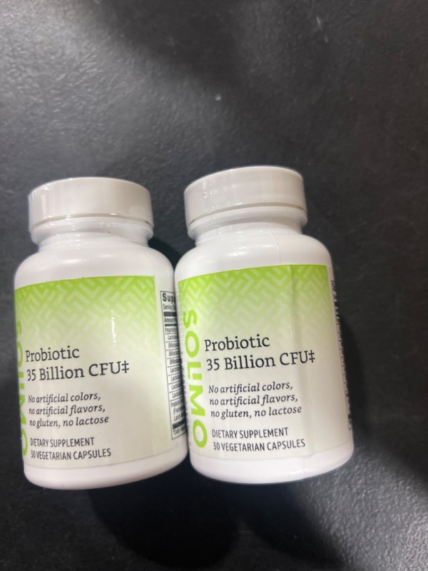 Photo 2 of Amazon Brand - Solimo Probiotic 35 Billion CFU, 8 Probiotic Strains with Prebiotic Blend, 30 Vegetarian Capsules & Solimo Probiotic 5 Billion CFU, 8 Probiotic strains with 60 mg Prebiotic Blend