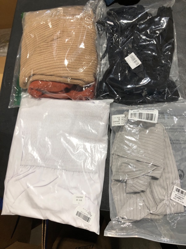 Photo 1 of 4 PIECE CLOTHING BUNDLE, VARIOUS ITEMS AND SIZES