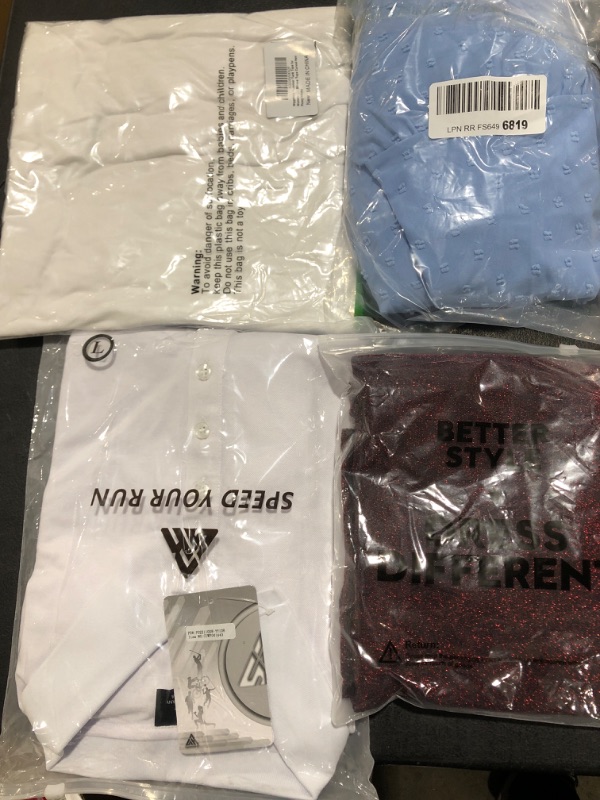 Photo 1 of 4 PIECE CLOTHING BUNDLE, VARIOUS ITEMS AND SIZES BUNDLE 