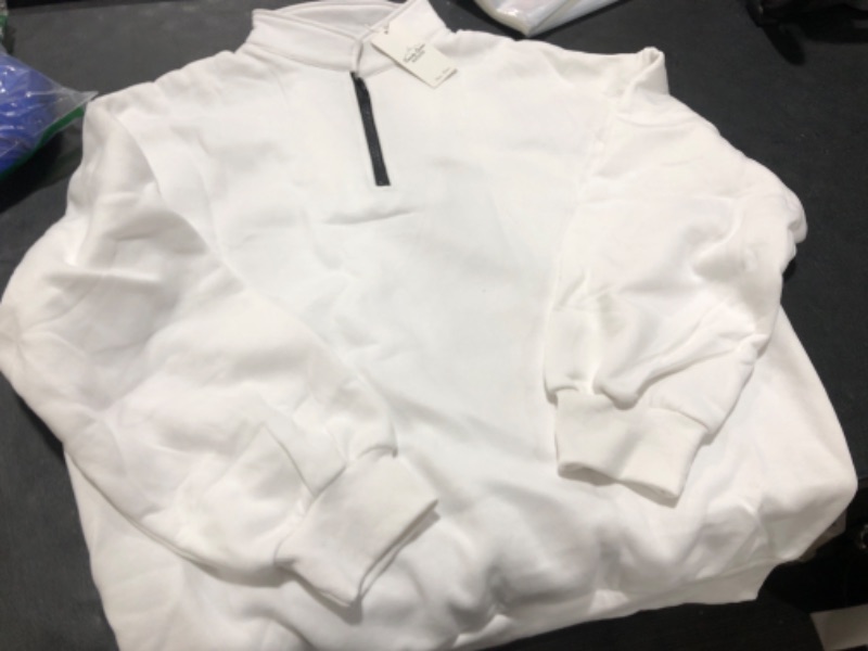 Photo 1 of  Loose Fit Long-Sleeve Cotton-Blend Fleece Sweatshirt Comfortable Hoodies for WOMEN--SIZE 2XL
