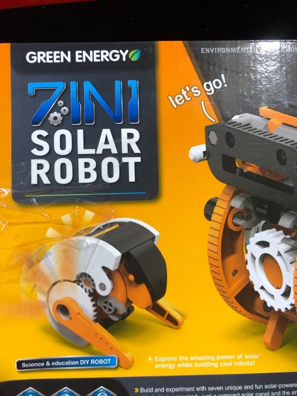 Photo 2 of Boobal Solar Robot kit,7-in-1 Educational STEM Creation Science Toy,Solar Power Toys Kit,Educational Building Science Experiment Set,Gifts for Kids
