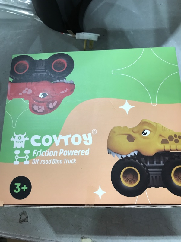 Photo 2 of Car Toys for 3 Year Old Boy Friction Powered Dinosaur Cars with Play Mat/Storage Bag, Toddler Toys Age 3+ Inertia Cars Baby Toys 12-18 Months First Birthday Gifts for 1 2 3 Year Old Boys Girls