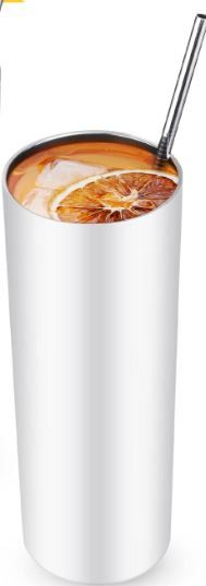 Photo 1 of 20 OZ Sublimation Blank Skinny Tumbler, Double Wall 