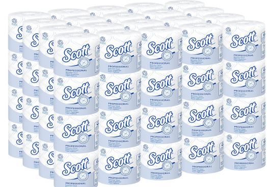 Photo 1 of 36 Pack Scott® Professional 100% Recycled Fiber Standard Roll Toilet Paper