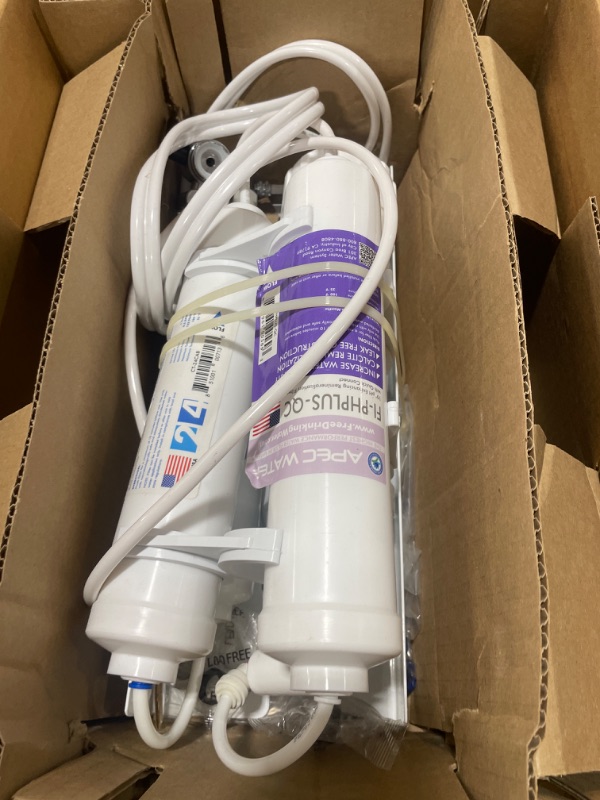 Photo 1 of APEC Water Systems RO-CTOP-PH Alkaline Mineral Portable Countertop Reverse Osmosis Water Filter System PH+, Installation-Free, fits Most Standard Faucet Without Case