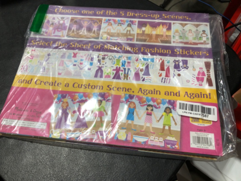 Photo 1 of Dress-Up Reusable Sticker Pad [Set of 2]