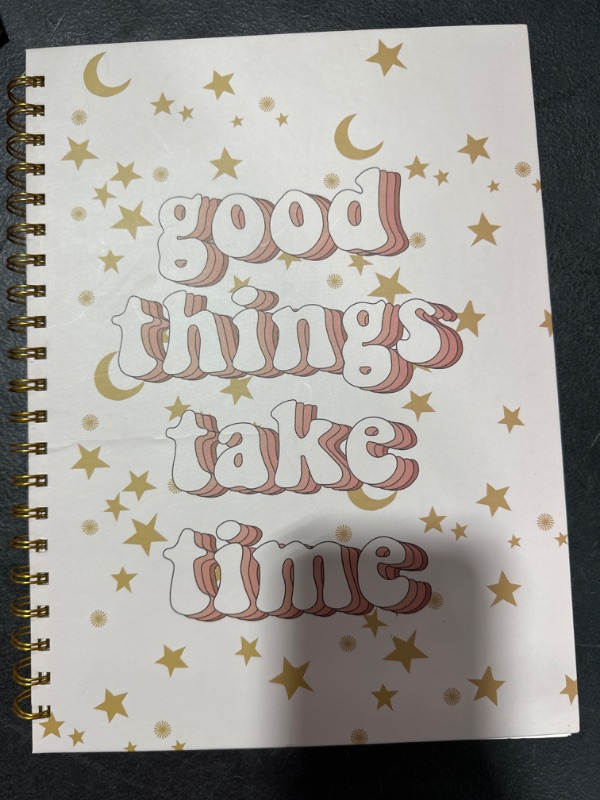 Photo 2 of A4 Good Things Take Time Notebook
