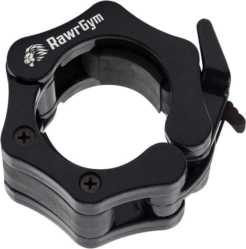 Photo 1 of 
RawrGym - Barbell Collar for Weightlifting, Non Slip Collar Lifting Weighs, Olympic bar Clips, Fits 2 inch ba