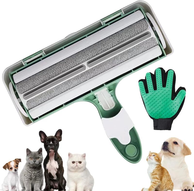 Photo 1 of 
TuHeeHuT pet Hair Remover,Reproducible and efficient cat and Dog Hair Remover Hair Removal Tool for Furniture, Sofas, Carpets with Pet Grooming Gloves