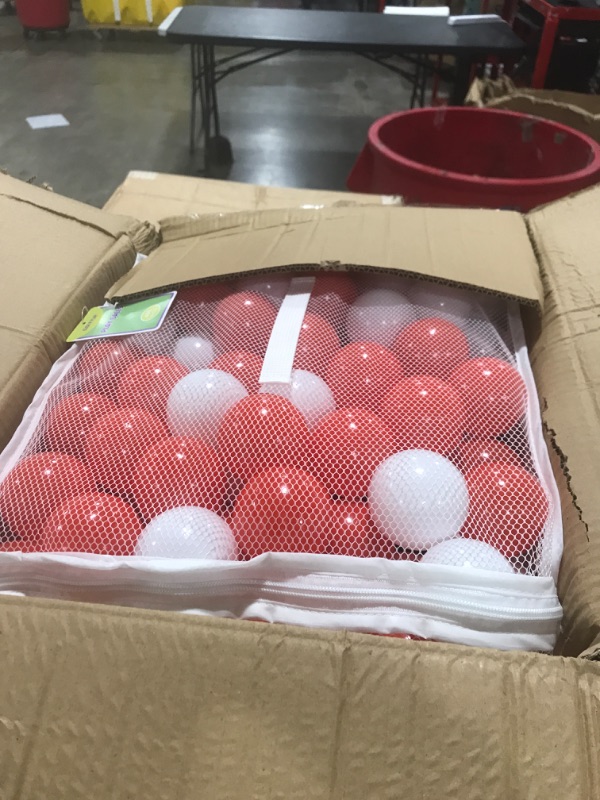 Photo 1 of Click N Play Ball Pit Balls for Kids, Plastic Refill 2.3 Inch Balls, 400 Pack, 5 Pastel Colors, Phthalate and BPA Free, Includes