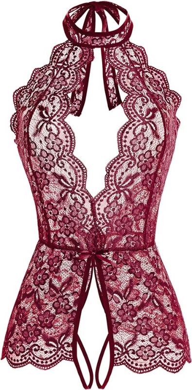 Photo 1 of 3XL Ababoon Women One Piece Lingerie Lace Sexy Baby Dolls Teddy Sleepwear